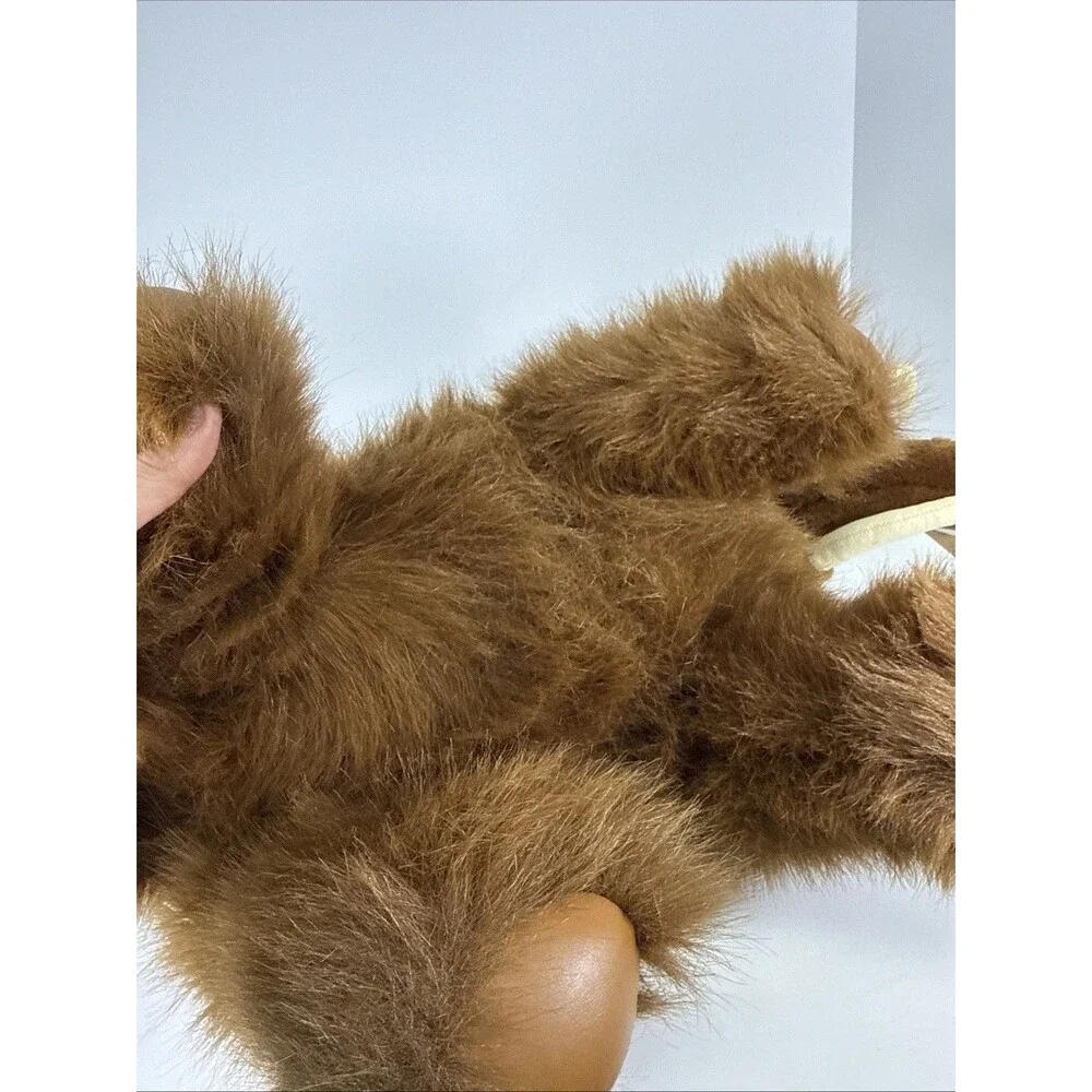 Vintage Cascade Toy Woolly Mammoth Puppet Plush